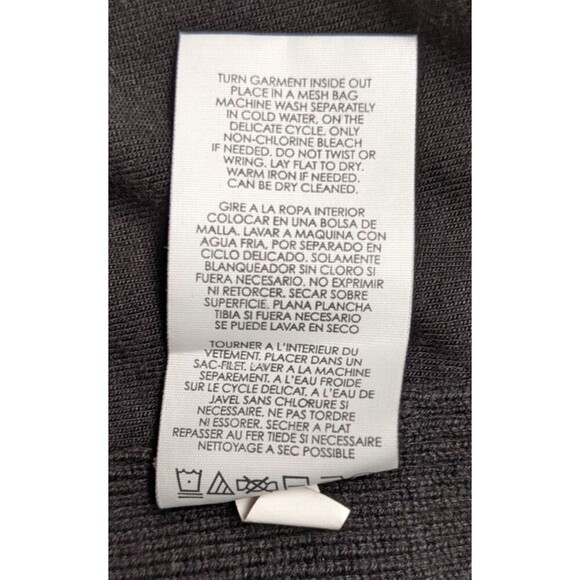 CAbi # 3351 "Tailor" Ponte Full Zip Black Coat w/Back Sweater Knit Size Small - Picture 15 of 15